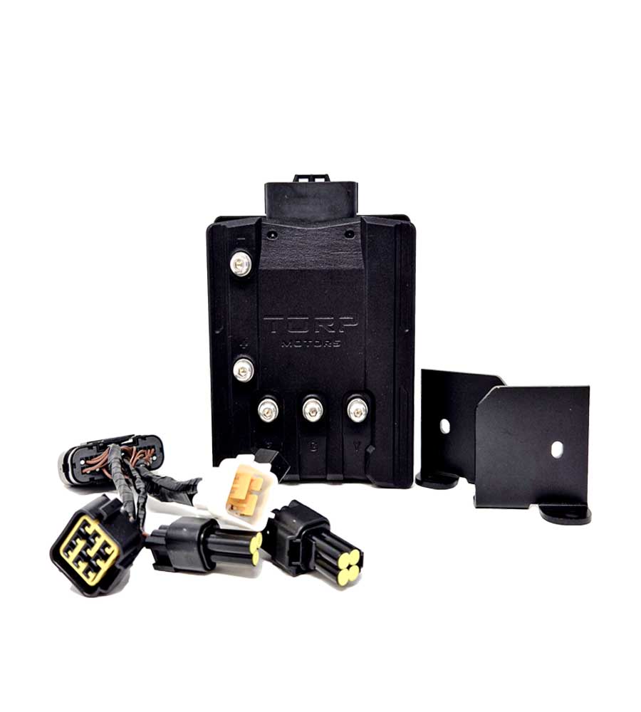 Sur Ron Light Bee 72V upgraded controller by EVFreaks for high-performance electric bike builds