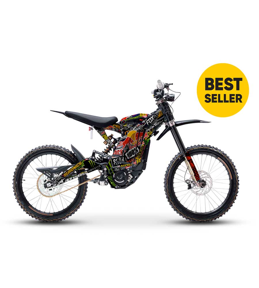 Sur Ron Light Bee Custom Graphics and Seats - EVFREAKS