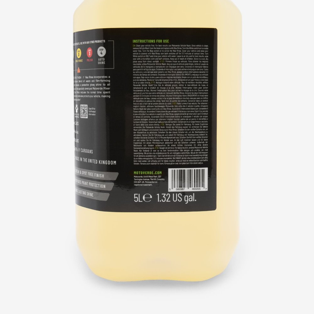Wax Rinse (Concentrated) 5 Litre 5