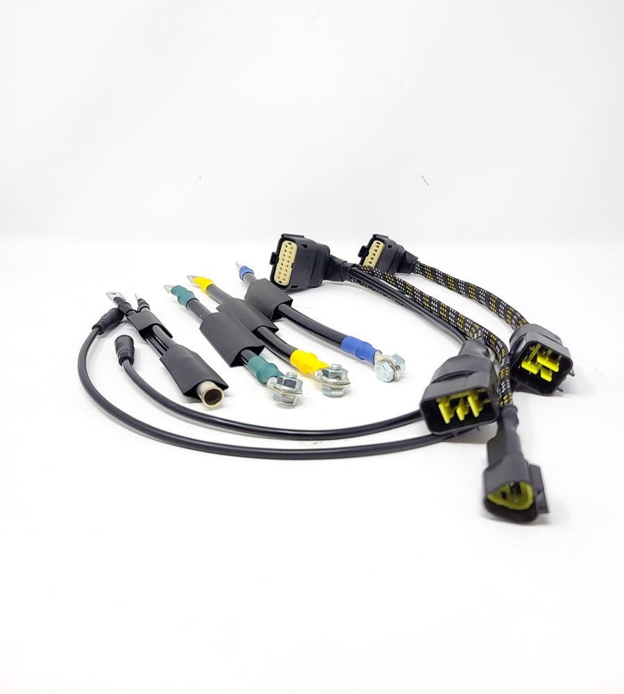EVFreaks wiring loom connectors for ASI BAC4000 and BAC8000 controllers on Sur-Ron Light Bee