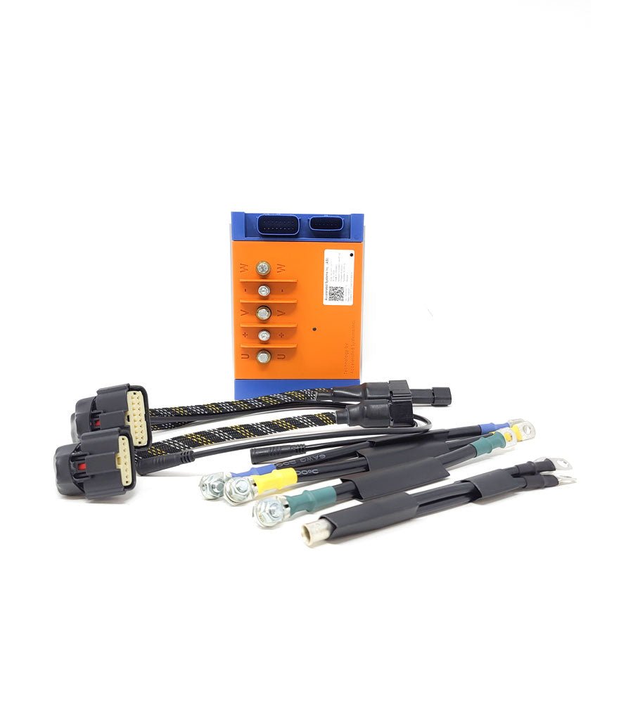 ASI BAC4000 controller with plug and play wiring loom connectors for Sur-Ron Light Bee