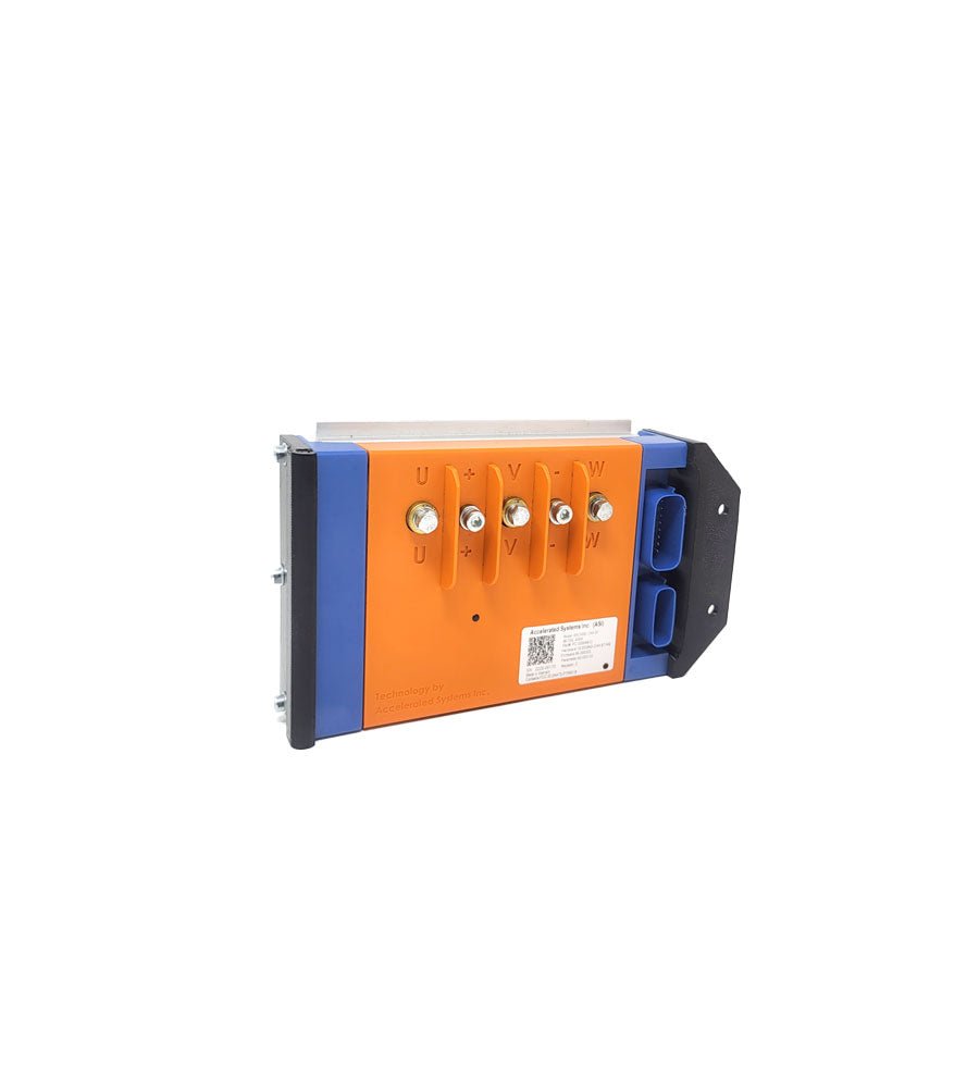 ASI BAC4000 controller for Sur-Ron Light Bee – front view showing phase and battery terminals