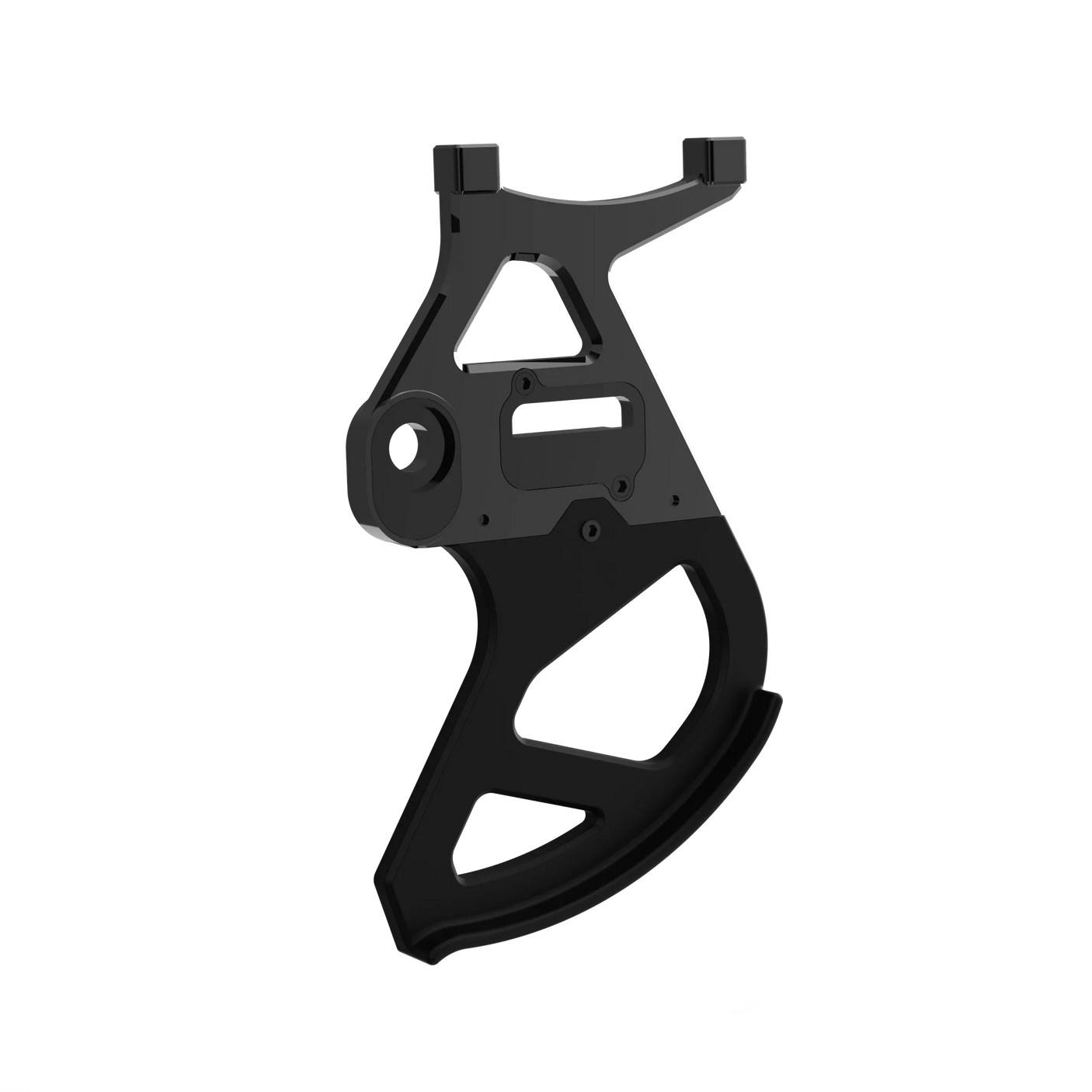 IZI Brothers Disk Guard for Sur-Ron Light Bee swingarm - black interior view 1/4