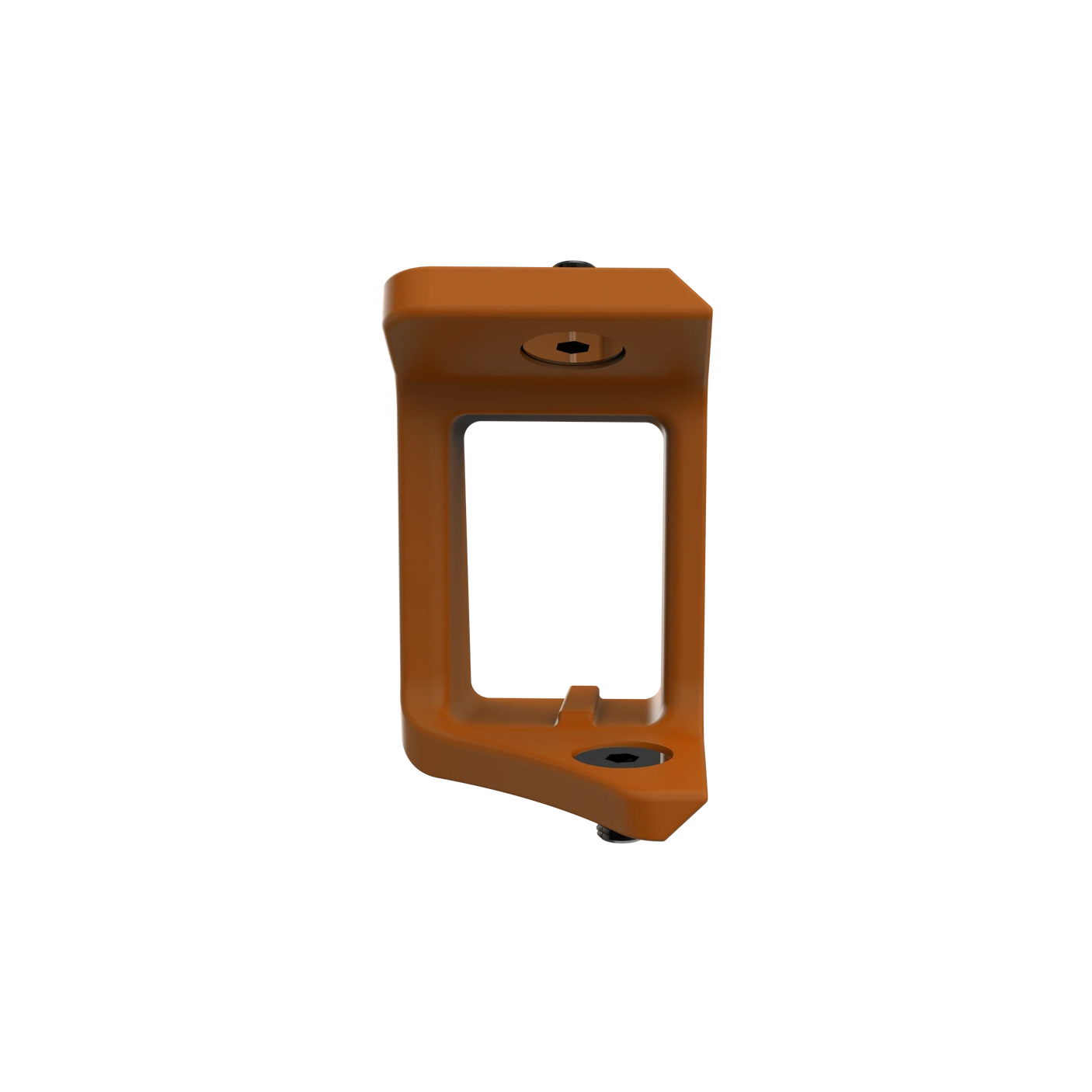 IZI Brothers Nylon Chain Guard for Sur-Ron Light Bee swingarm - orange front view