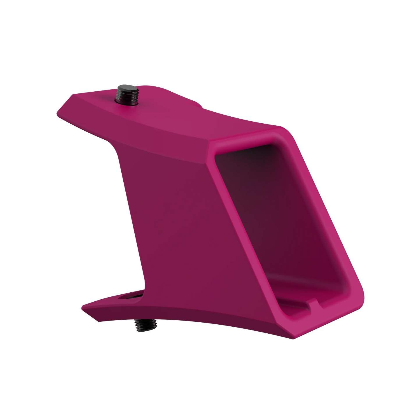 IZI Brothers Nylon Chain Guard for Sur-Ron Light Bee swingarm - pink 1/4 profile view