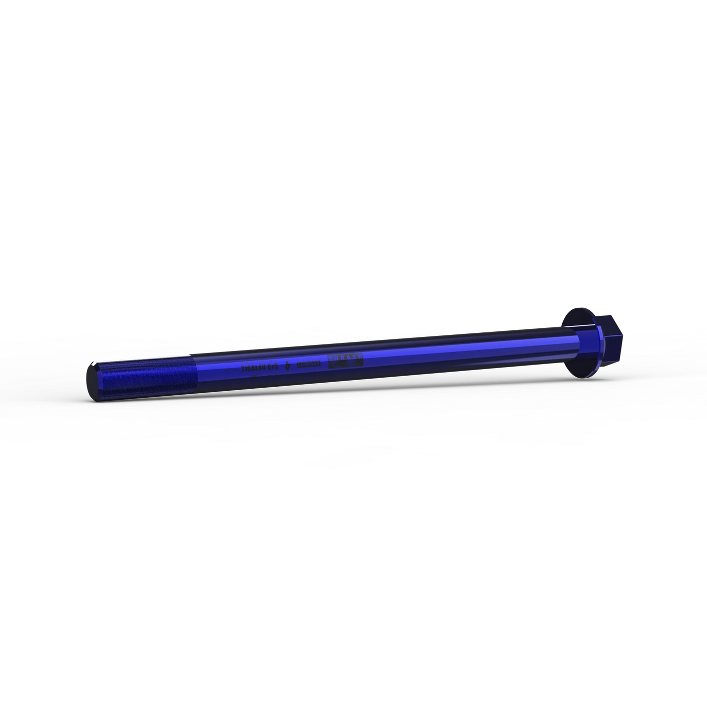 IZI Brothers Rear Axle #1 for Sur-Ron LBX - blue 1/4 profile view