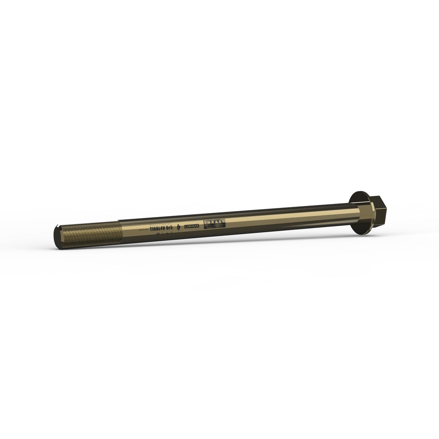 IZI Brothers Rear Axle #1 for Sur-Ron LBX - copper 1/4 profile view