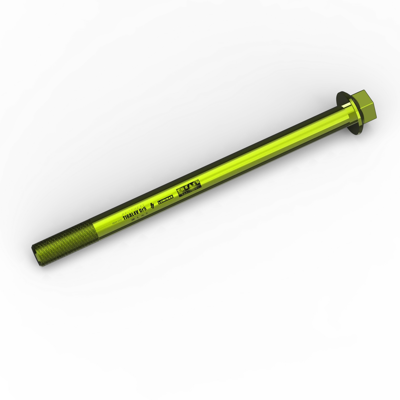 IZI Brothers Rear Axle #1 for Sur-Ron LBX - green top view