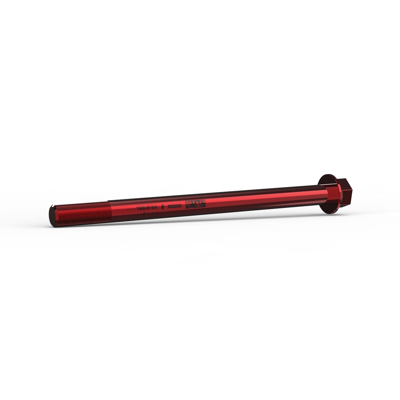 IZI Brothers Rear Axle #1 for Sur-Ron LBX - red 1/4 profile view