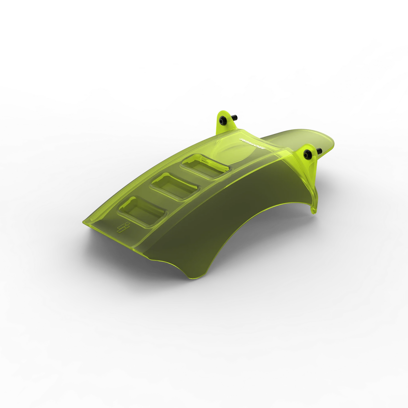 IZI Brothers Mud Guard for Sur-Ron Light Bee swingarm - green 1/4 angled view