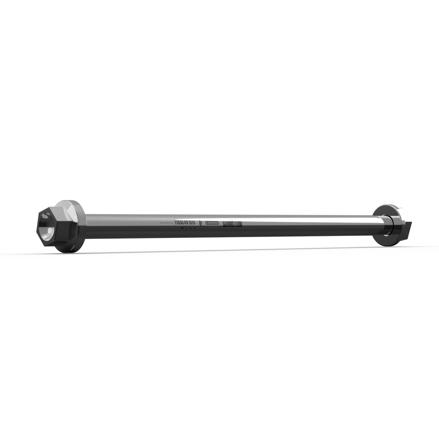 IZI Brothers Swingarm Axle for Sur-Ron Light Bee - 1/4 view - raw color