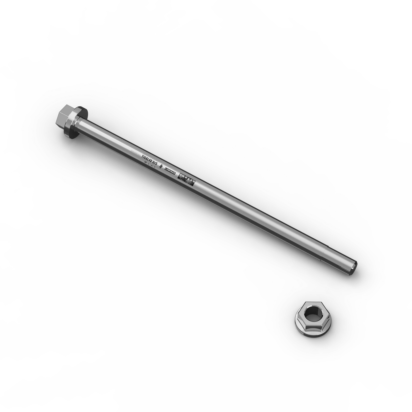 IZI Brothers Swingarm Axle for Sur-Ron Light Bee - top view - raw color