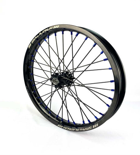 SM Pro Light Bee Wheelset – Black Rim and Blue Nipples - EVFREAKS SM Pro Light Bee Wheelset – Black Rim and Blue Nipples