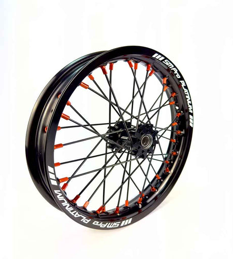 SM Pro Light Bee Wheelset – Black Rim and Orange Nipples - EVFREAKS SM Pro Light Bee Wheelset – Black Rim and Orange Nipples