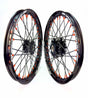 SM Pro Light Bee Wheelset – Black Rim and Orange Nipples - EVFREAKS SM Pro Light Bee Wheelset – Black Rim and Orange Nipples