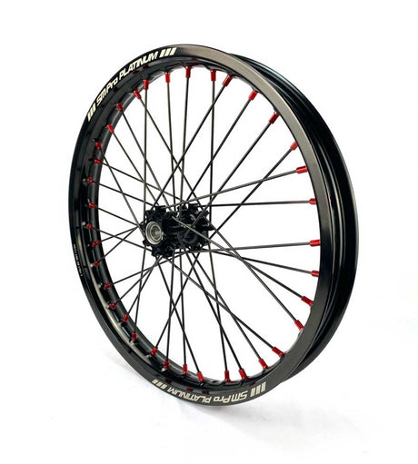 SM Pro Light Bee Wheelset – Black Rim and Red Nipples - EVFREAKS SM Pro Light Bee Wheelset – Black Rim and Red Nipples