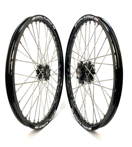 SM Pro Light Bee Wheelset – Black Rim and Silver Nipples - EVFREAKS SM Pro Light Bee Wheelset – Black Rim and Silver Nipples