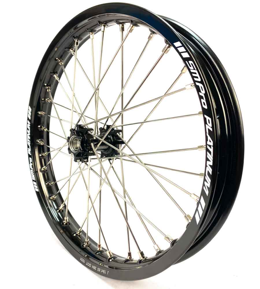 SM Pro Light Bee Wheelset – Black Rim and Silver Nipples - EVFREAKS SM Pro Light Bee Wheelset – Black Rim and Silver Nipples
