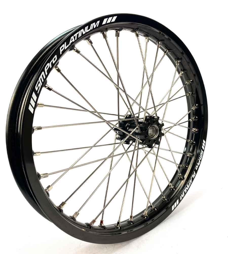 SM Pro Light Bee Wheelset – Black Rim and Silver Nipples - EVFREAKS SM Pro Light Bee Wheelset – Black Rim and Silver Nipples