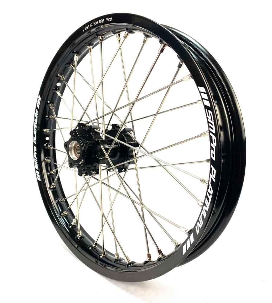 SM Pro Light Bee Wheelset – Black Rim and Silver Nipples - EVFREAKS SM Pro Light Bee Wheelset – Black Rim and Silver Nipples