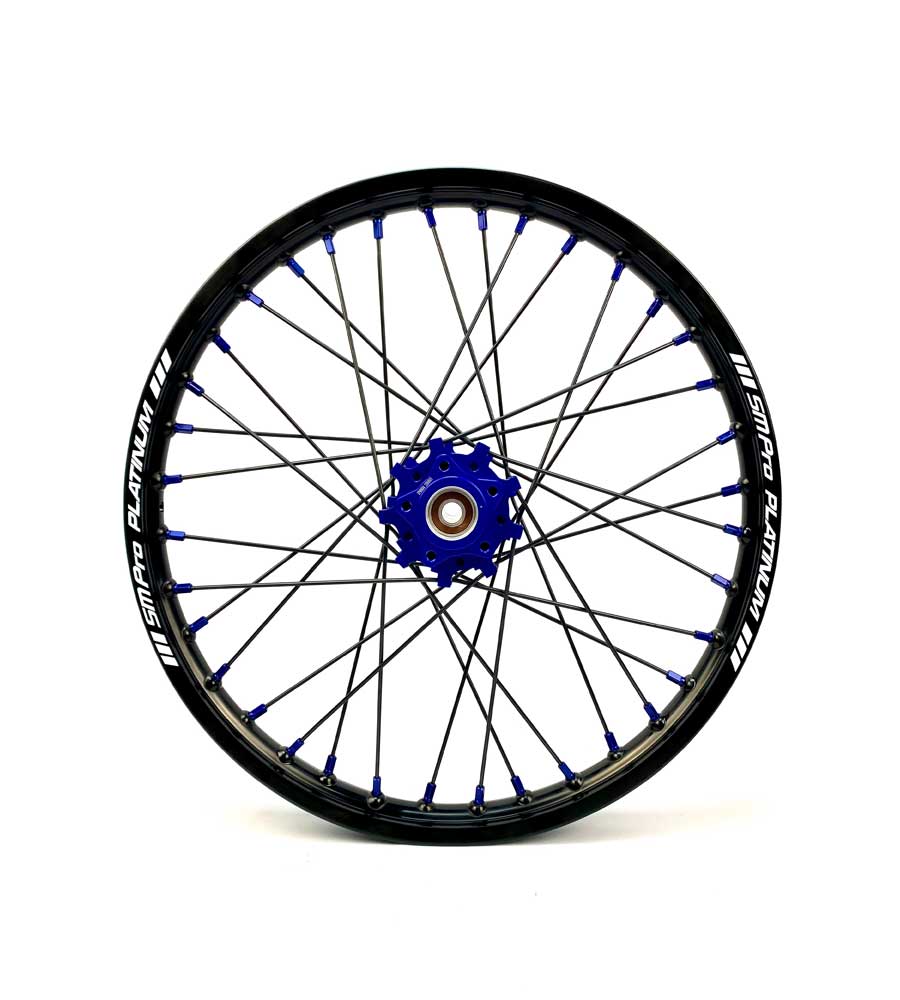SM Pro Light Bee Wheelset – Blue Hub and Blue Nipples - EVFREAKSSM Pro Light Bee Wheelset – Blue Hub and Blue Nipples