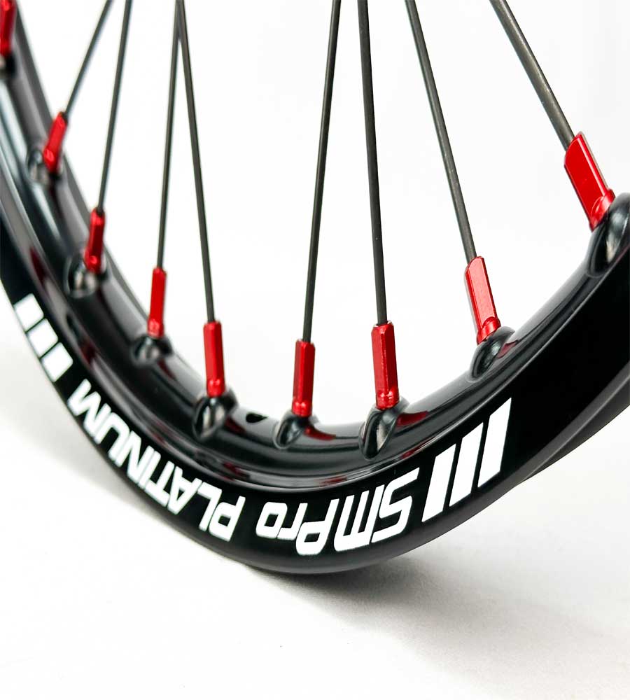 SM Pro Light Bee Wheelset – Purple Black Hub and Red Nipples - EVFREAKS SM Pro Light Bee Wheelset – Purple Black Hub and Red Nipples