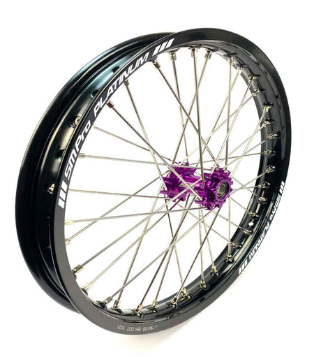 SM Pro Light Bee Wheelset – Purple Black Hub and Silver Nipples - EVFREAKSSM Pro Light Bee Wheelset – Purple Black Hub and Silver Nipples