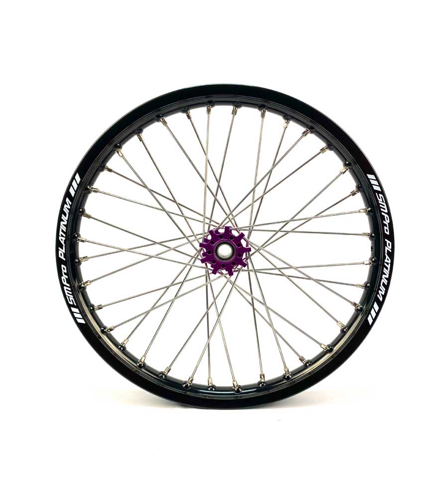 SM Pro Light Bee Wheelset – Purple Black Hub and Silver Nipples - EVFREAKSSM Pro Light Bee Wheelset – Purple Black Hub and Silver Nipples