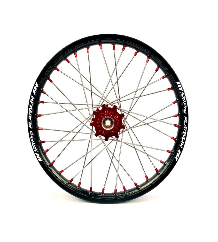 SM Pro Light Bee Wheelset – Red Hub and Red Nipples - EVFREAKSSM Pro Light Bee Wheelset – Red Hub and Red Nipples