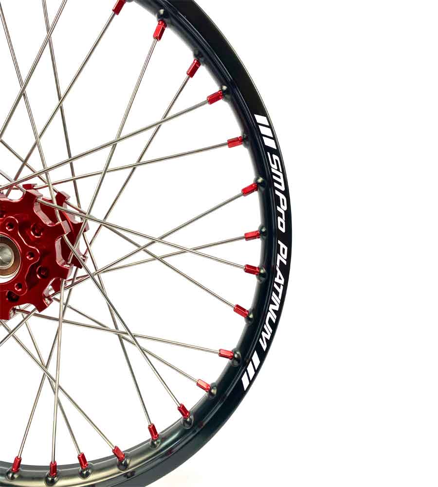 SM Pro Light Bee Wheelset – Red Hub and Red Nipples - EVFREAKSSM Pro Light Bee Wheelset – Red Hub and Red Nipples