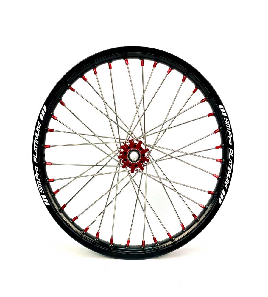 SM Pro Light Bee Wheelset – Red Hub and Red Nipples - EVFREAKSSM Pro Light Bee Wheelset – Red Hub and Red Nipples