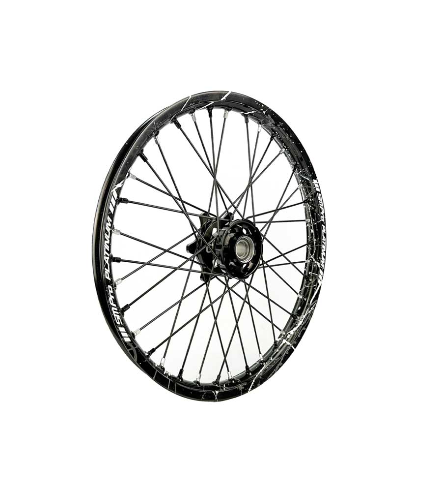 SM Pro Light Bee Wheelset – Splatterkote and Black and White Nipples - EVFREAKS SM Pro Light Bee Wheelset – Splatterkote and Black and White Nipples
