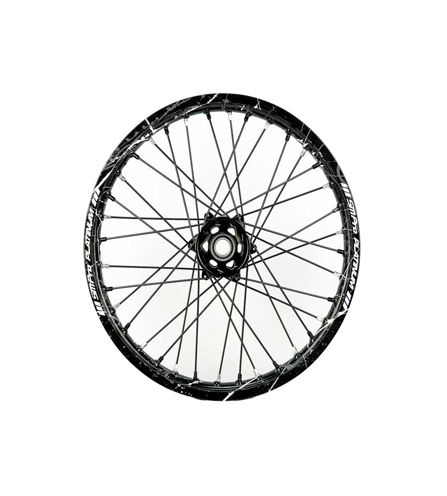 SM Pro Light Bee Wheelset – Splatterkote and Black and White Nipples - EVFREAKS SM Pro Light Bee Wheelset – Splatterkote and Black and White Nipples