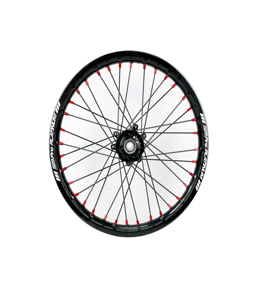 SM Pro Ultra Bee Wheels – Black Hubs and Red Nipples - EVFREAKSSM Pro Ultra Bee Wheels – Black Hubs and Red Nipples