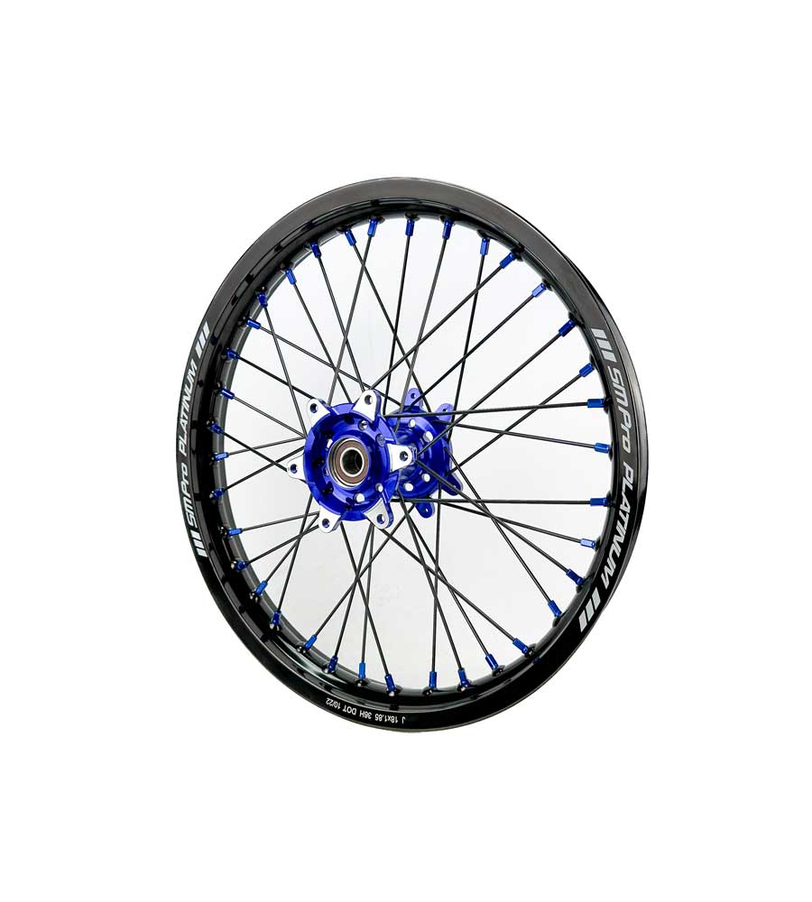 SM Pro Ultra Bee Wheels – Blue Hubs and Blue Nipples - EVFREAKSSM Pro Ultra Bee Wheels – Blue Hubs and Blue Nipples