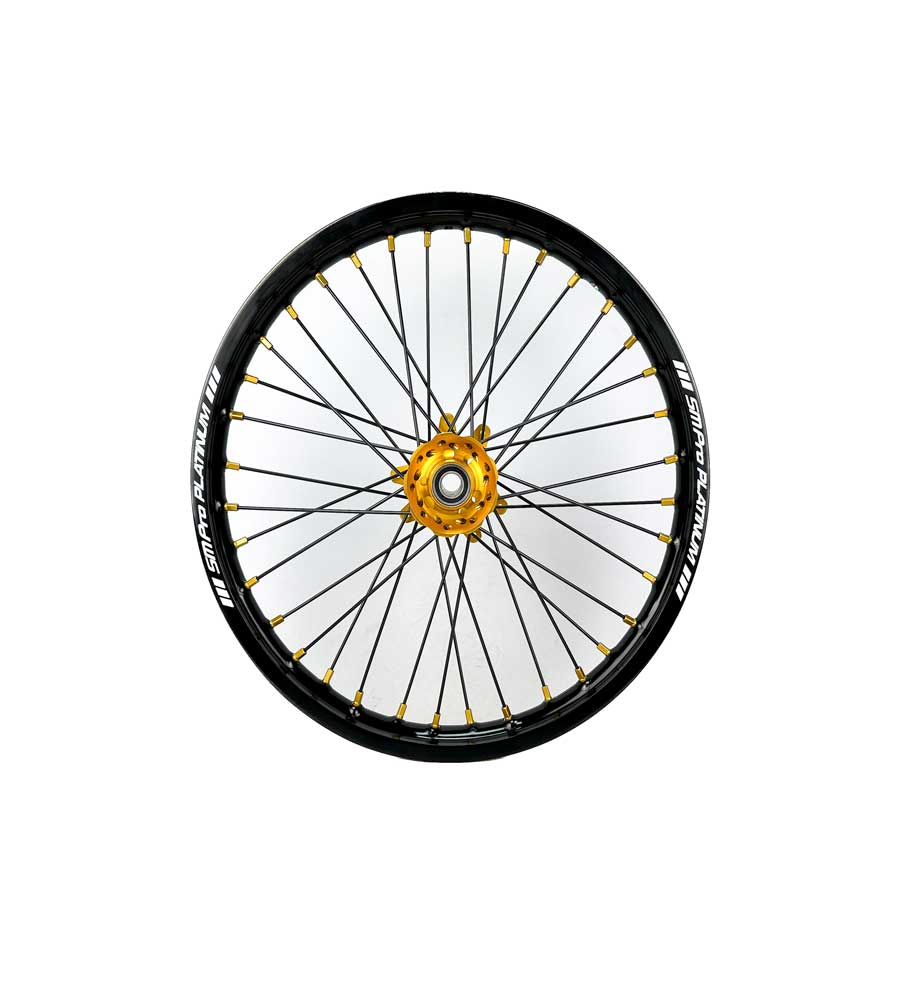 SM Pro Ultra Bee Wheels – Gold Hubs and Black Spokes - EVFREAKSSM Pro Ultra Bee Wheels – Gold Hubs and Black Spokes