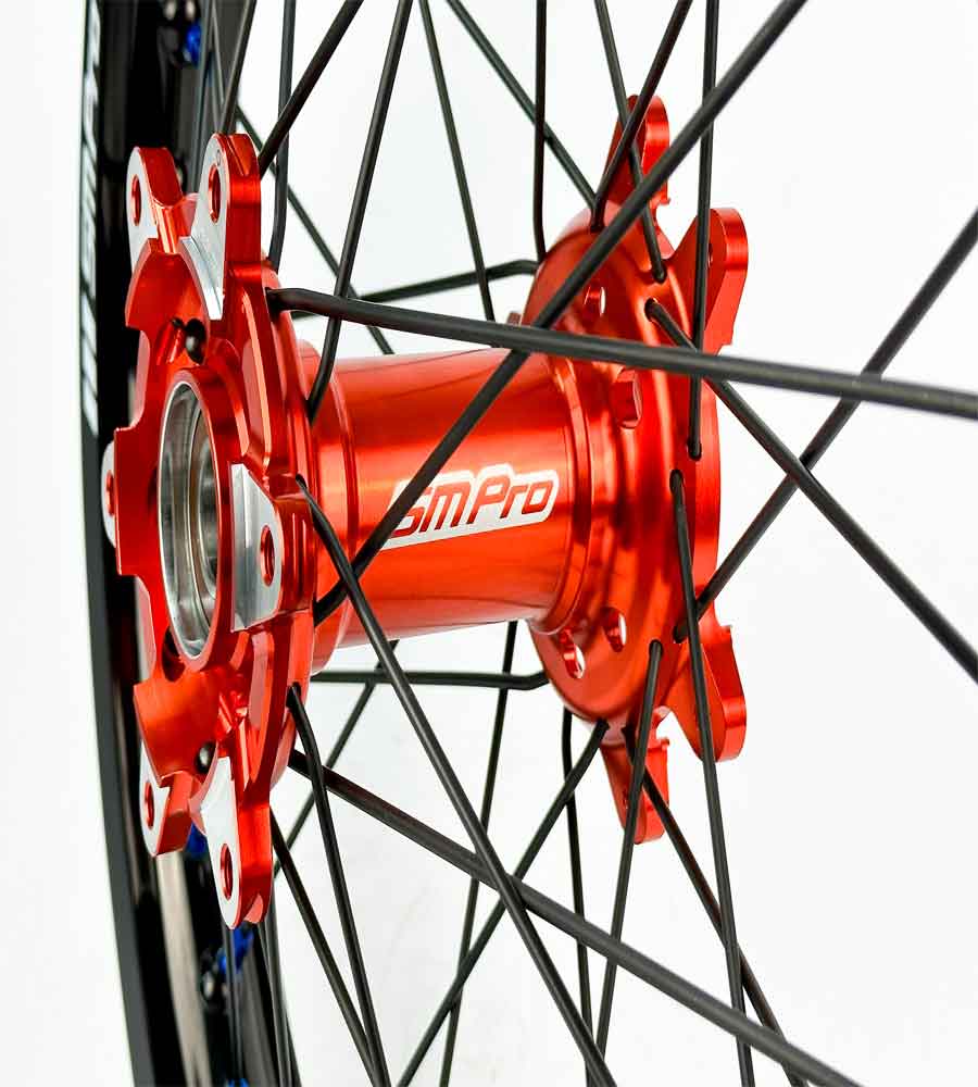 SM Pro Ultra Bee Wheels – Orange Hubs and Black Spokes - EVFREAKSSM Pro Ultra Bee Wheels – Orange Hubs and Black Spokes