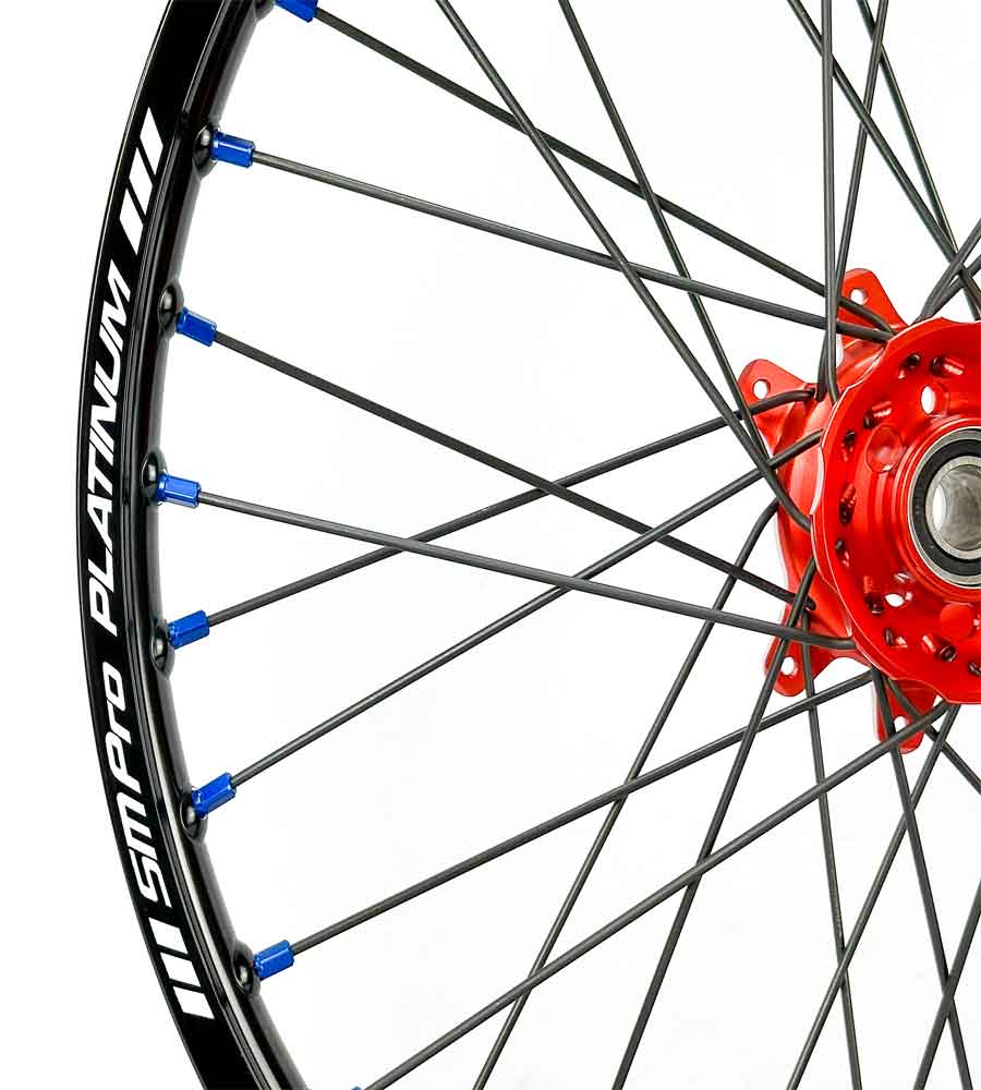 SM Pro Ultra Bee Wheels – Orange Hubs and Black Spokes - EVFREAKSSM Pro Ultra Bee Wheels – Orange Hubs and Black Spokes