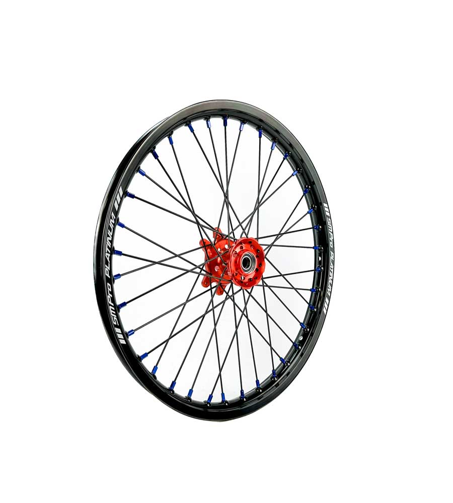 SM Pro Ultra Bee Wheels – Orange Hubs and Black Spokes - EVFREAKSSM Pro Ultra Bee Wheels – Orange Hubs and Black Spokes