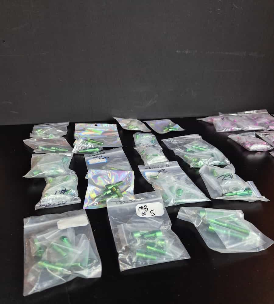 Titanium Green Bolts Hardware For Sur Ron Light Bee - EVFREAKSTitanium Green Bolts Hardware For Sur Ron Light Bee