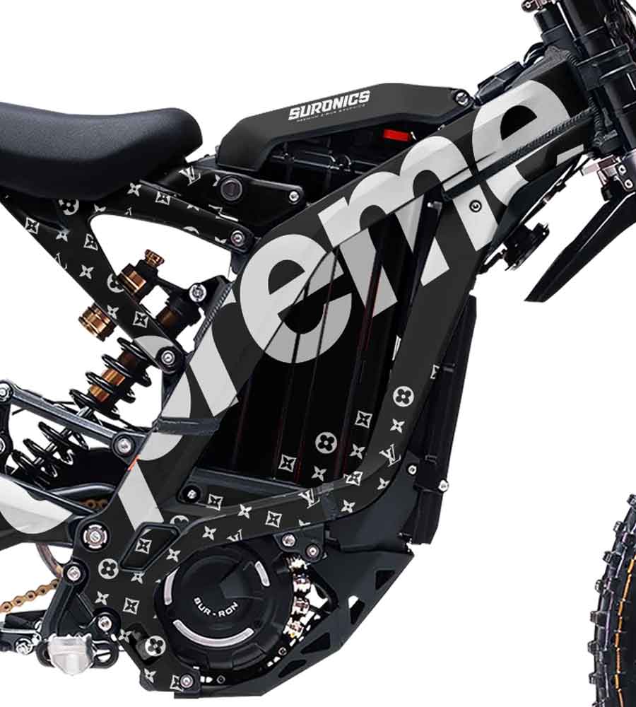 Graphics Supreme Style Black / SUR-RON Light Bee - EVFREAKS