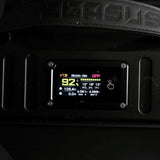 VTB Pegasus BMS colour display showing 92% charge, 106.4V pack voltage and cell temperatures