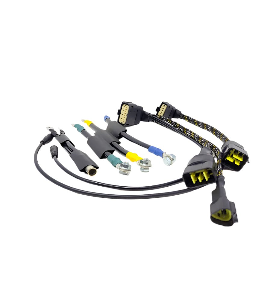 EVFreaks wiring loom connectors for ASI BAC4000 and BAC8000 controllers on Sur-Ron Light Bee