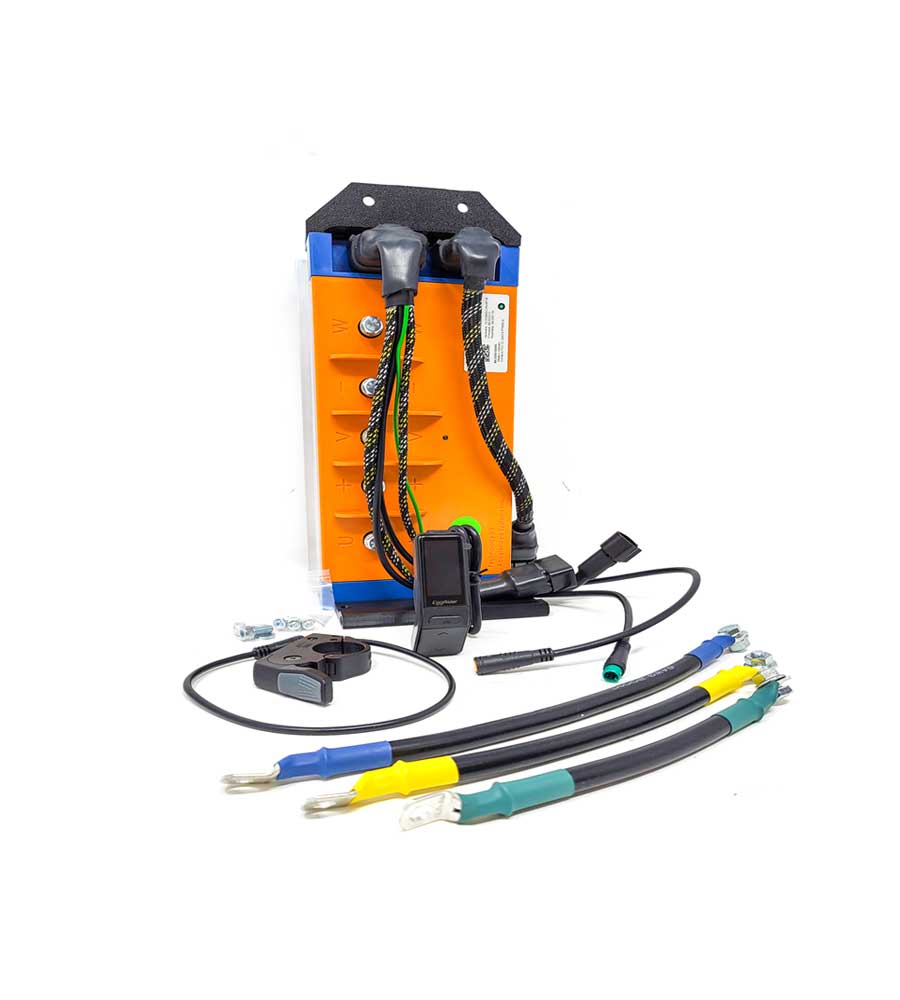 ASI BAC8000 controller with wiring loom and phase cables for Sur-Ron Light Bee