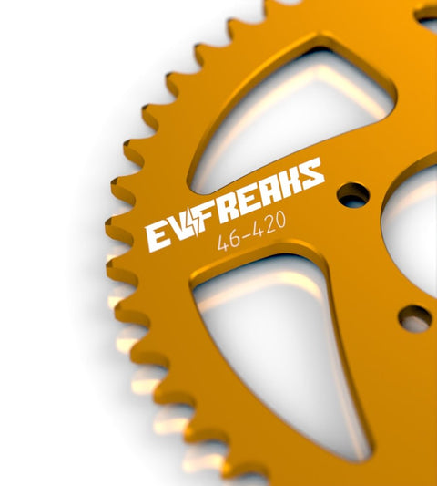 EVF Sprocket Aircraft Aluminium / SUR - RON - TALARIA - EVFREAKSEVF Sprocket Aircraft Aluminium / SUR - RON - TALARIA