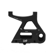 IZI Brothers caliper mount for Sur-Ron Light Bee swingarm - black front exterior view