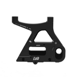 IZI Brothers caliper mount for Sur-Ron Light Bee swingarm - black front exterior view