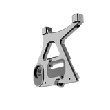 IZI Brothers caliper mount for Sur-Ron Light Bee swingarm - raw 3/4 interior side view