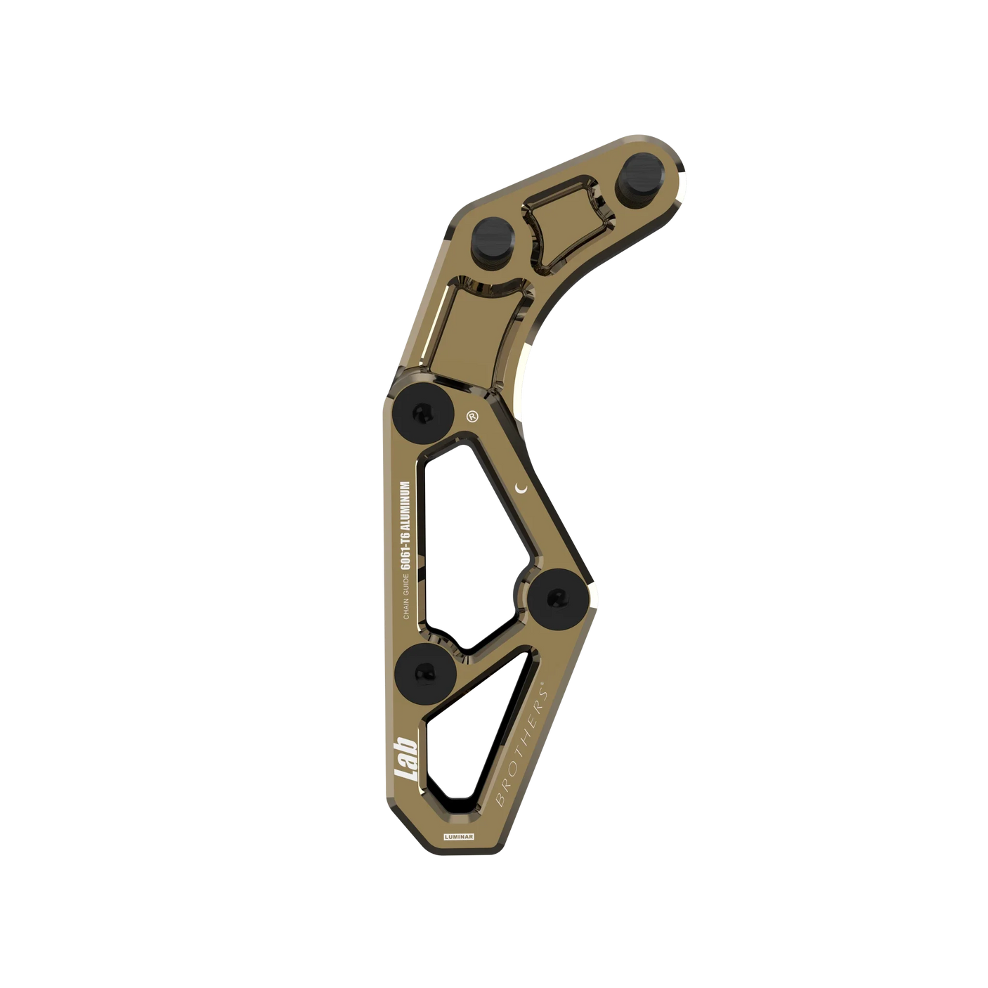 IZI Brothers chain guide body for Sur-Ron Light Bee swingarm - copper front view