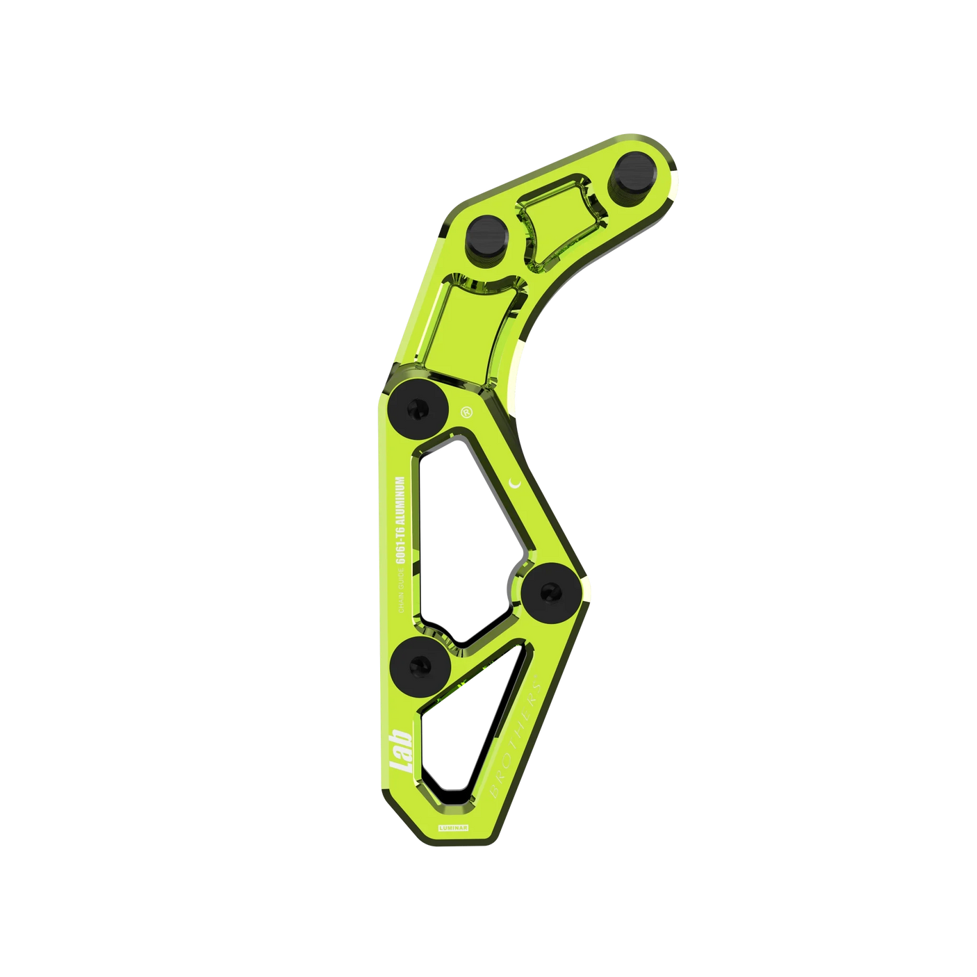 IZI Brothers chain guide body for Sur-Ron Light Bee swingarm - green front view